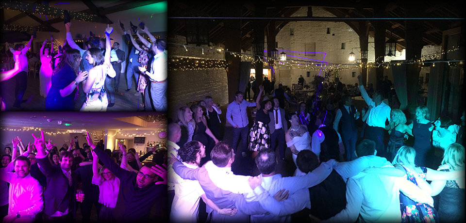 memorable images from some of our recent wedding DJ sets around Yorkshire